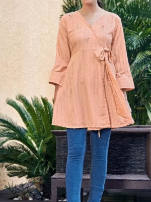 Fancy Embroidery Short Top